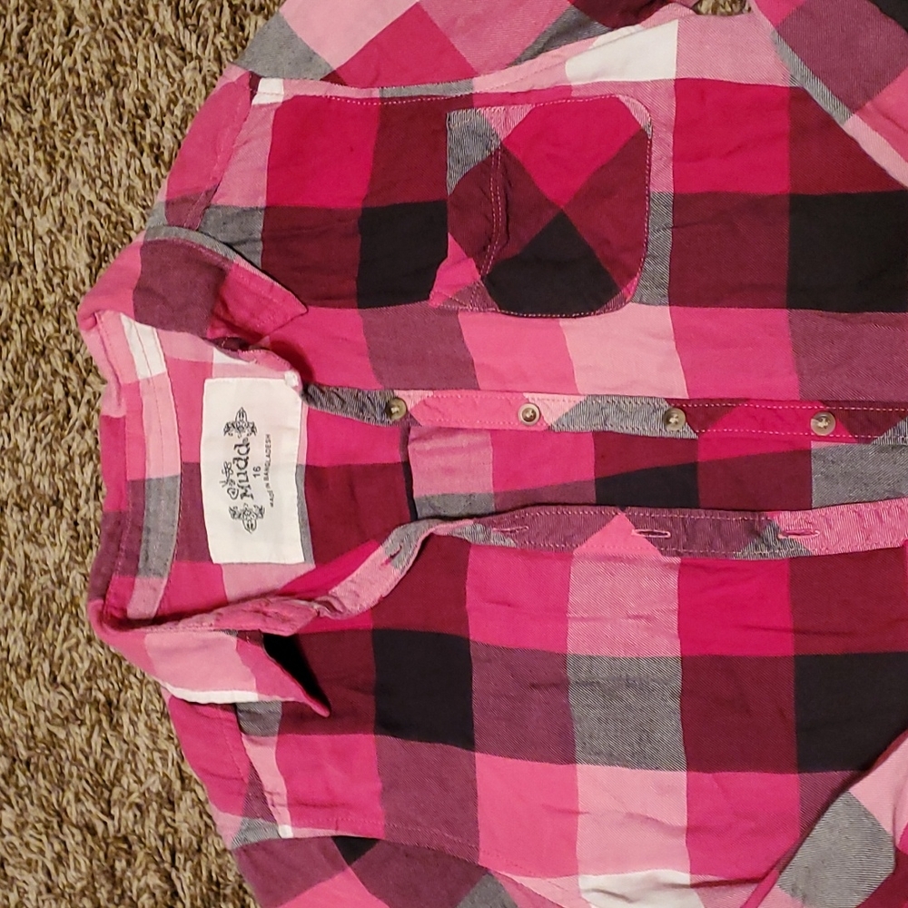 Girls Mudd button up - Picture 3 of 6
